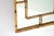 Vintage Italian Gilt Metal Mirror, 1971 For Sale - Image 6 of 12
