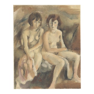 1954 Lithograph "Deux Nus" After Jules Pascin For Sale