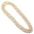 1990s Cartier Penelope Diamond Double C Three Row Yellow Gold Necklace For Sale - Image 9 of 17