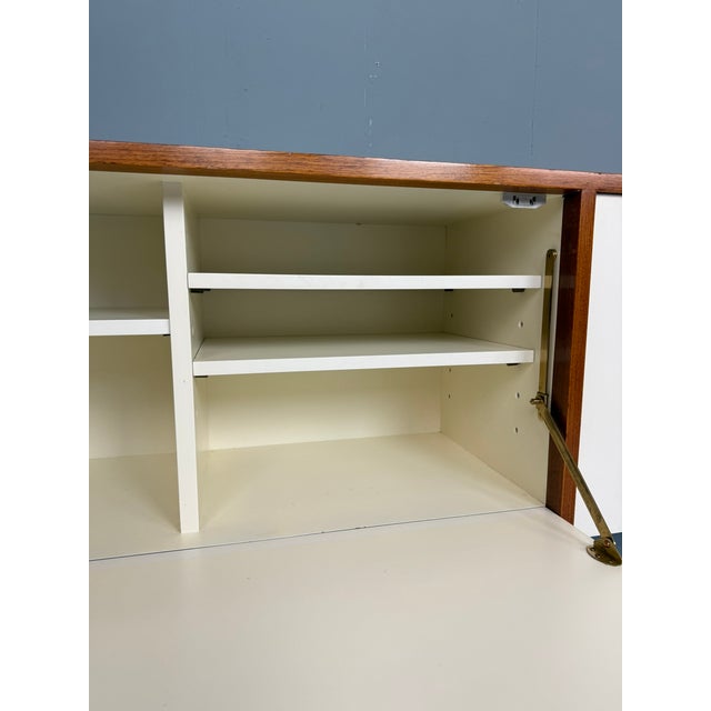 Brown Walnut Hanging Cabinet by Florence Knoll for Knoll, 1950s For Sale - Image 8 of 18