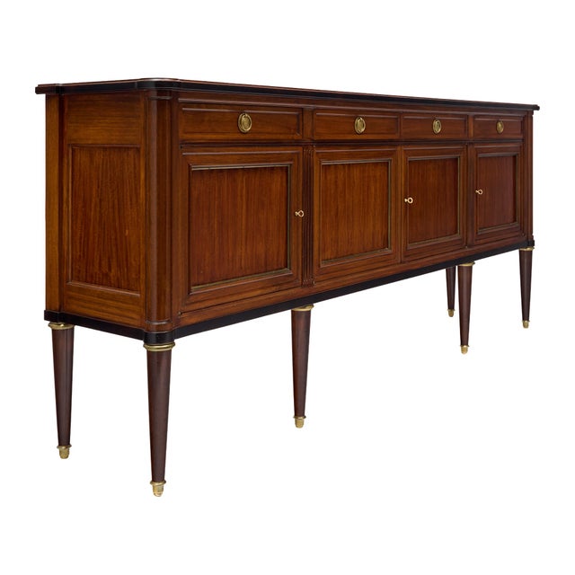 Elegant, Louis XVI Style Buffet, Antique French, 1920s For Sale - Image 4 of 9