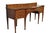 Vintage Hepplewhite Sheraton Style Mahogany Serpentine Front 2 Tier Buffet Sideboard attributed to Baker (unmarked). Item...