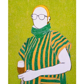 "Why Does My Drink Taste Funny", Acrylic on Canvas Painting, 2021 For Sale