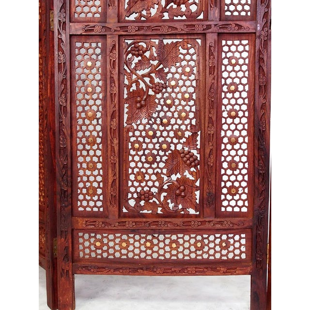 Vintage Double-Sided Room Divider in Teak, 2000s For Sale - Image 10 of 16