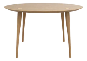 Lewes Round 130 Oak Dining Table by Sjoerd Vroonland for Revised