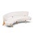 Vladimir Kagan Mid Century Tiger Maple Floating Curve Sofa For Sale - Image 9 of 10