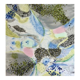 Contemporary Abstract Acrylic on Canvas "Skopelos 3: Upwelling" by Jessica Snow For Sale