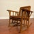 Vintage Oak & Cane Mission Style Rocking Chair With New Leather Cushions For Sale - Image 11 of 18