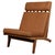 Tan Model GE-375 Lounge Chair by Hans J. Wegner for GETAMA, 1960s For Sale - Image 8 of 8