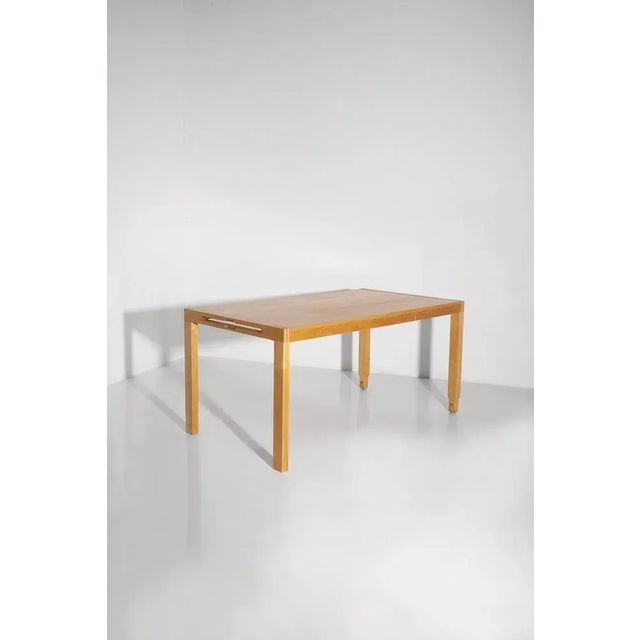 Italian Wooden Dining Table, 1970s For Sale - Image 6 of 10