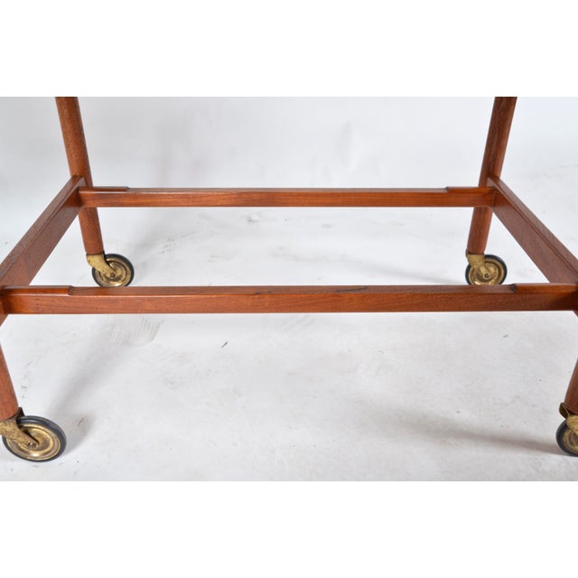 Teak Extending Serving Table Drinks Cart Trolley by Kurt Østervig for Jason Møbler, Denmark, 1960s For Sale - Image 13 of 18