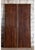Brown Vintage Brass-Clad Hand-Carved Sliding Barn Door With Artisan Detailing 80x48 For Sale - Image 8 of 8