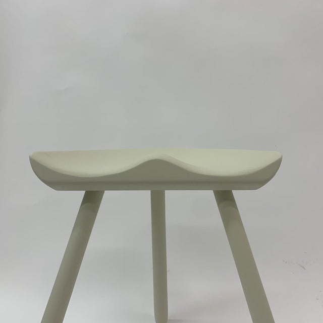 Vintage Stool by Arne Hovmand Olsens, Denmark, 1950s For Sale - Image 6 of 18