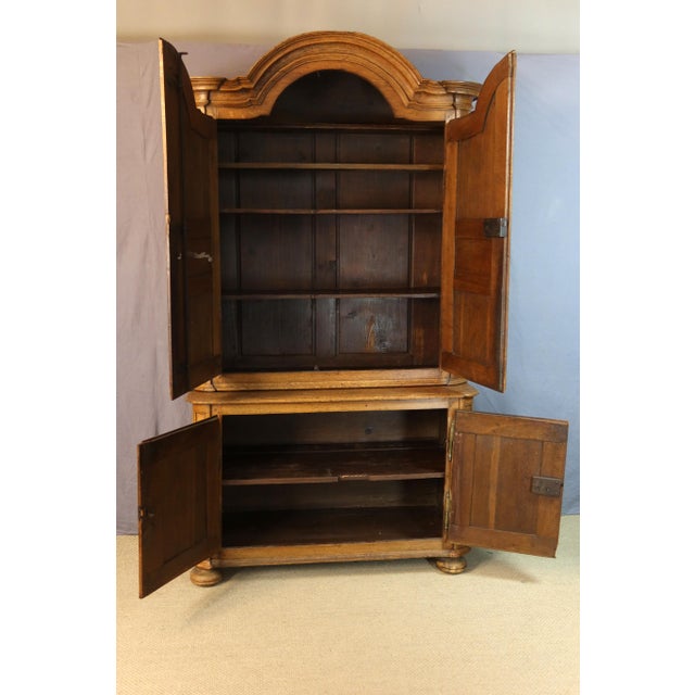 18th Century Oak 2-Body Buffet For Sale - Image 3 of 13
