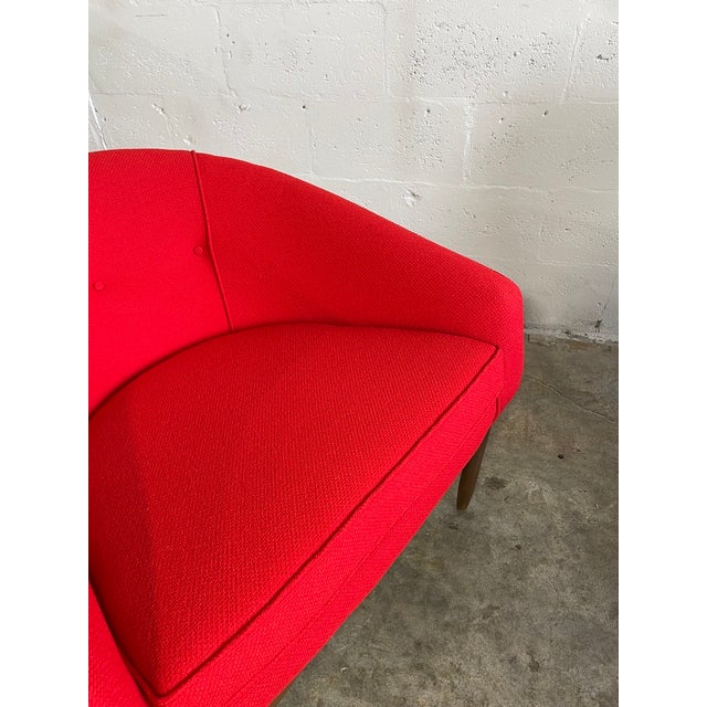Lawrence Peabody Mid Century Barrel Chair by Lawrence Peabody For Sale - Image 4 of 10