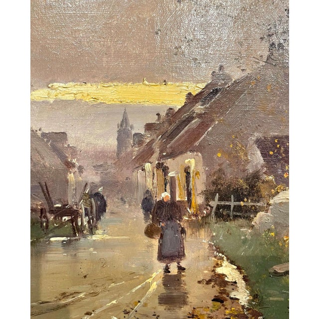 19th Century French Village Scene by Eugène Galien-Laloue, E. Lefevre For Sale - Image 10 of 13