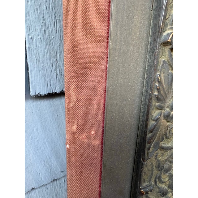 Antique Victorian Eastlake Picture Frame With Velvet Liner – Grape & Vine Motif – 30.5” X 34.5” For Sale In San Francisco - Image 6 of 12