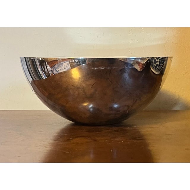 Vintage Art Deco Style Silverplate Orb Cigar Ashtray For Sale In New York - Image 6 of 15