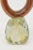 Orange Vintage Signed Murano Swirled Orange, White, Gold, Glass Sculpture With Gold Aventurine For Sale - Image 8 of 10
