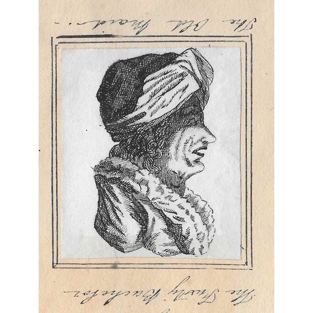 1820s double portrait of "The Frosty Bachelor" and "The Old Maid." Unsigned.