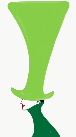 Chapeau Long Green by Annie Naranian