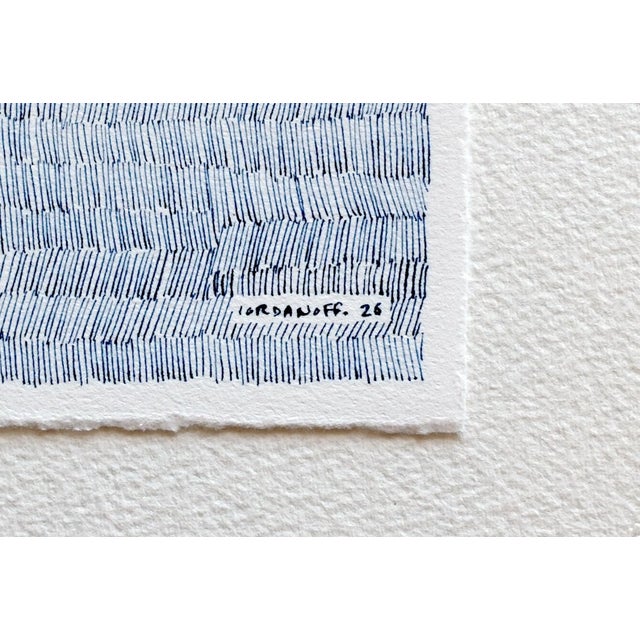 Paper Contemporary Abstract Ink on Paper "Sans Titre 771" by Jérémie Iordanoff For Sale - Image 7 of 8