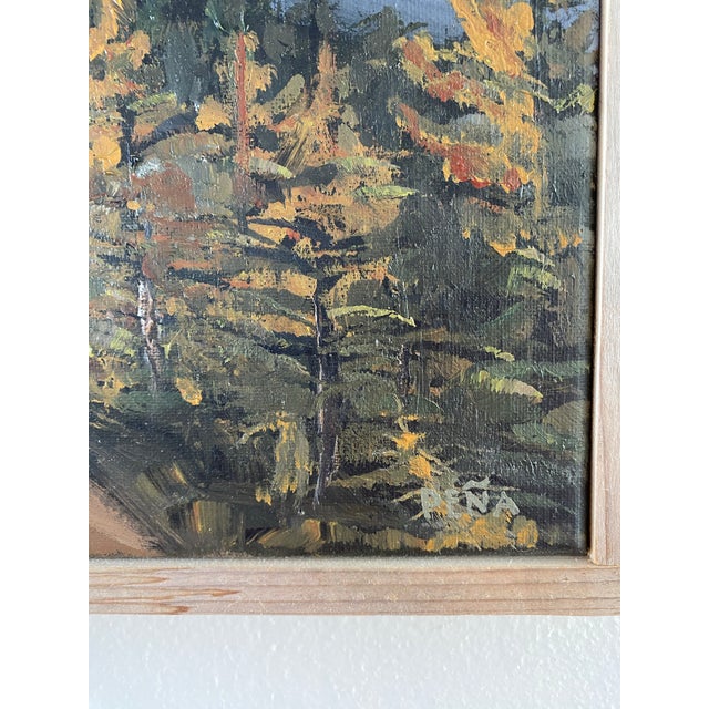 Original Pacific Northwest Landscape Painting – Orcas Island, Framed by Francisco Peña For Sale - Image 4 of 8