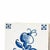 Earthenware - Two tiles - 19th century. Portuguese, in the style of 19th-century Delft tiles; one with a female figure...