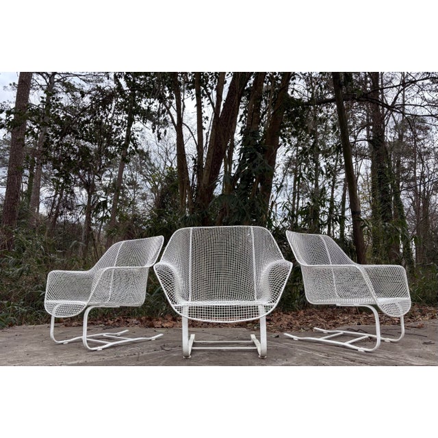 Woodard Sculptura Cantilever Loungers - Set of 3 For Sale In Atlanta - Image 6 of 6