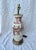 Vintage Chinoiserie Porcelain Vase Table Lamp with a large Silk Pagoda Shade. Perfect for a Hollywood Regency or Palm...