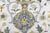 Custom Schumacher high-end designer lumbar pillow cover in Camberwell Vase print fabric in citrine color way. Pattern on...