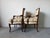 Vintage Louis XV Style French Provincial Walnut Upholstered Armchairs - A Pair For Sale In Miami - Image 6 of 17
