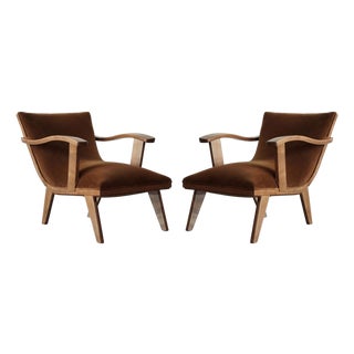 Scandinavian Modern Teak Lounge Chairs, Denmark, C. 1960s For Sale