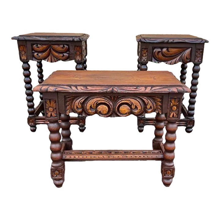 Early 20th Century Set of Three Spanish Renaissance Revival Style ...
