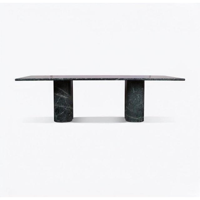 Arizona Green Marble Table from Pure White Lines For Sale - Image 5 of 5