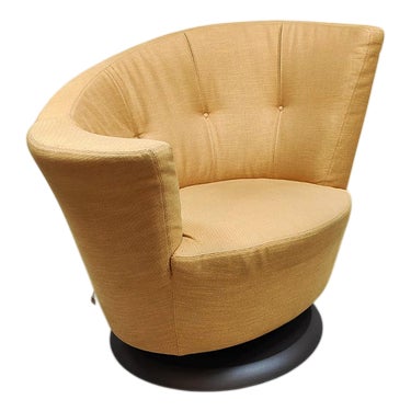 Italian Arabella Swivel Lounge Chair by Massimo Scolari for Giorgetti For Sale