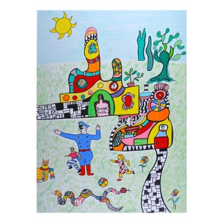 Leaving School, 1995, Lithograph For Sale