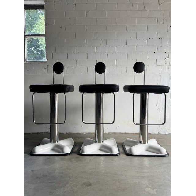 Birillo Bar Stools by Joe Colombo for Zanotta, Italy, 1971, Set of 3 For Sale - Image 11 of 11