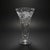 Vintage Anna Hutte Bleikristall Lead Crystal Etched Rose Vase-Germany-Bud-Floral For Sale - Image 4 of 10