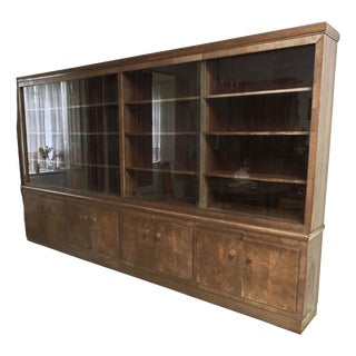 Large Art Deco Bookcase For Sale