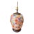 Hand painted table lamp with beautiful floral motif. Mounted on a dark wooden base. Works with unaltered wiring and...