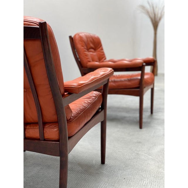 Set of Swedish Armchairs by Gunnar Kentemo for Göte-Möbler, 1960s For Sale - Image 15 of 18