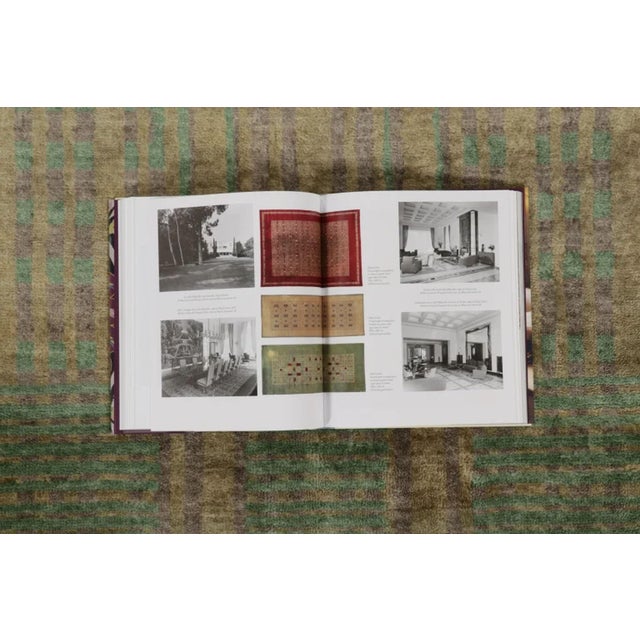 Rug & Kilim's Scandinavian Style Plush Rug in Mohair With Muted Geometric Designs For Sale - Image 9 of 11