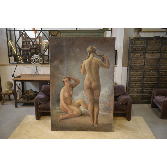 Marguerite Crissay, Nudes, 19th Century, Oil on Canvas For Sale - Image 15 of 15