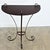 Early 20th Century Early 20th Century French Wrought Iron Demilune Console in New Powder-coat For Sale - Image 5 of 11