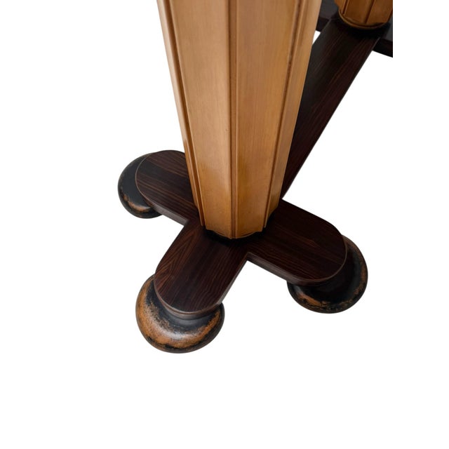 Art Deco Oval Center Table by Gebroeders Reens, 1930s For Sale - Image 9 of 13