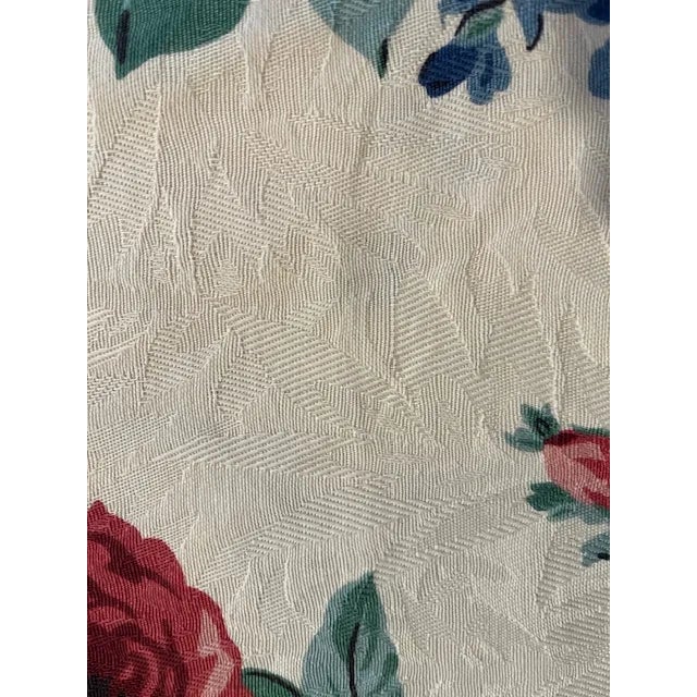 Beautiful Floral Print Upholstery Fabric - 3.50 Yards For Sale - Image 10 of 12