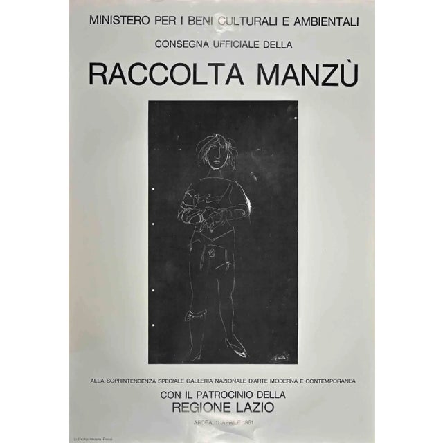 Manzu Collection is an original offset poster print realized in 1981 by Giacomo Manzu. The artwork was realized on the...
