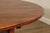 Wood Antique Softwood Round Tilt Top Bench Dining Table For Sale - Image 7 of 12