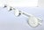 Mid 20th Century French White Enamel Four Peg Coat Rack For Sale - Image 9 of 16